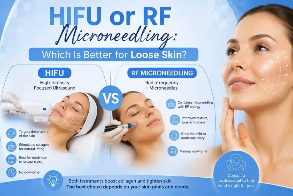 Lost the Weight but Not the Loose Skin? What You Should Know 2 HIFU or RF Microneedling: Which Is Better for Loose Skin Maidstone?
